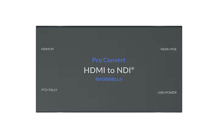 NDI Workflows with Magewell: Encoders, Converters, and How They Connect